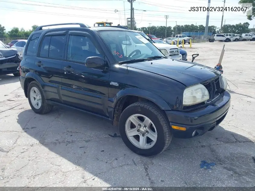 2002 Suzuki Grand Vitara Jlx/Limited VIN: JS3TD62V324162067 Lot: 42538750