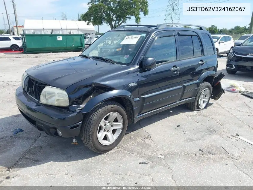 2002 Suzuki Grand Vitara Jlx/Limited VIN: JS3TD62V324162067 Lot: 42538750