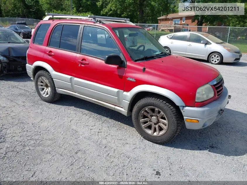 2005 Suzuki Grand Vitara Ex/Lx VIN: JS3TD62VX54201211 Lot: 42220221