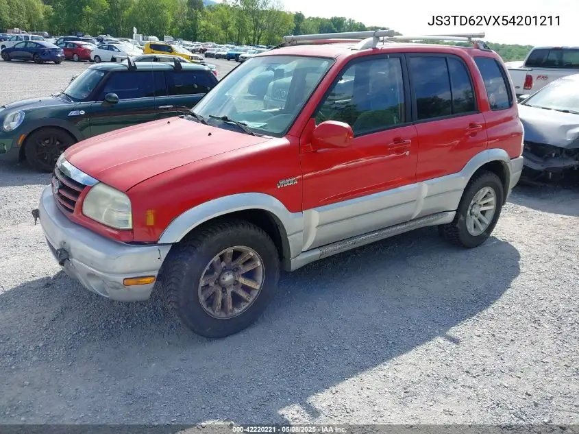 2005 Suzuki Grand Vitara Ex/Lx VIN: JS3TD62VX54201211 Lot: 42220221