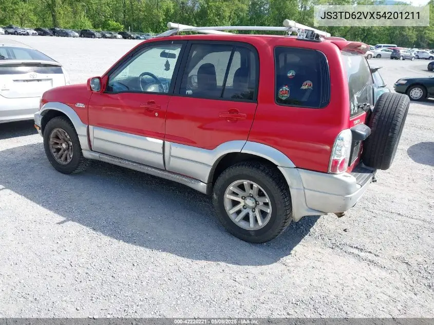 2005 Suzuki Grand Vitara Ex/Lx VIN: JS3TD62VX54201211 Lot: 42220221