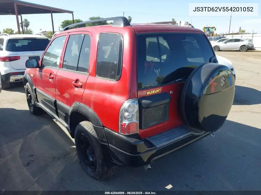2005 Suzuki Grand Vitara Ex/Lx VIN: JS3TD62V554201052 Lot: 42544506