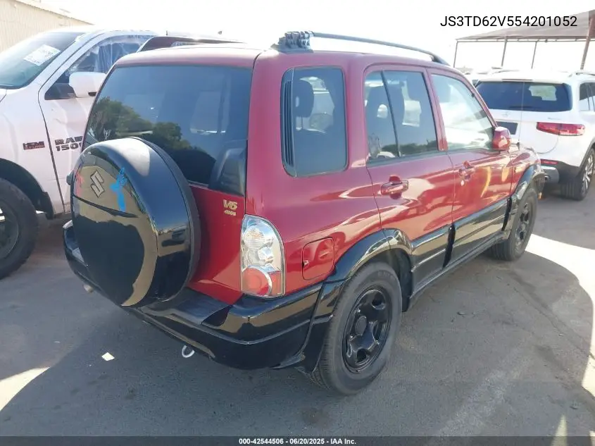 2005 Suzuki Grand Vitara Ex/Lx VIN: JS3TD62V554201052 Lot: 42544506