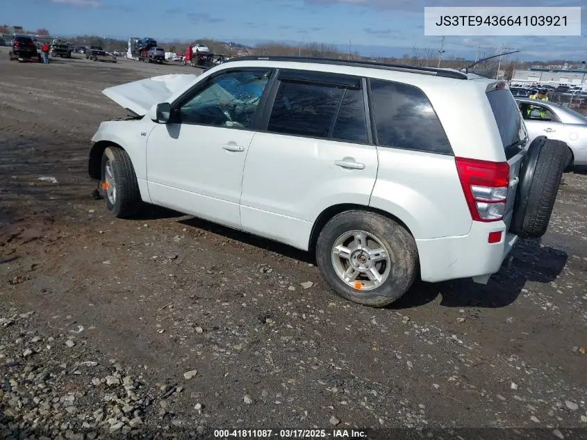 2006 Suzuki Grand Vitara Premium VIN: JS3TE943664103921 Lot: 41811087