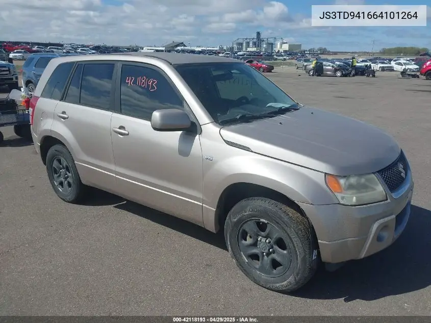 2006 Suzuki Grand Vitara VIN: JS3TD941664101264 Lot: 42118193