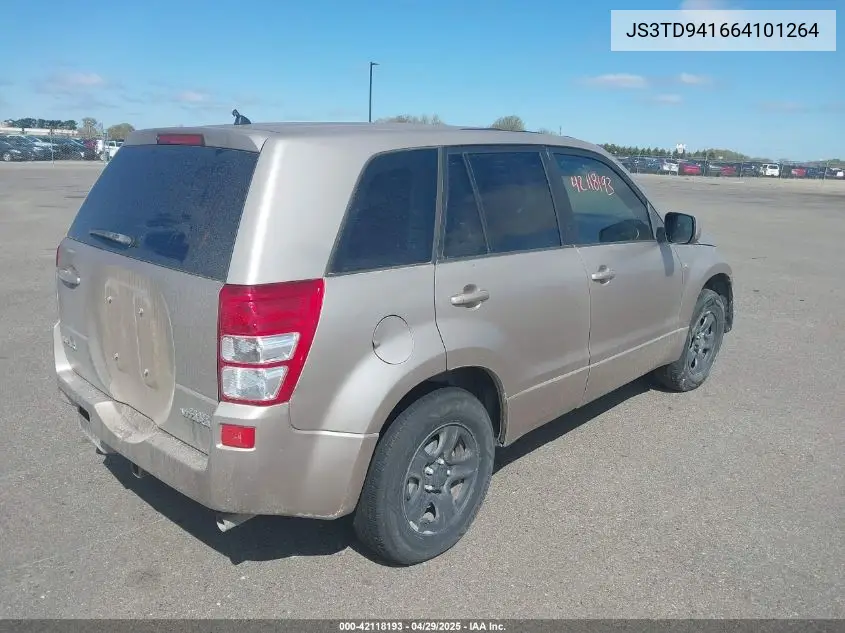 2006 Suzuki Grand Vitara VIN: JS3TD941664101264 Lot: 42118193