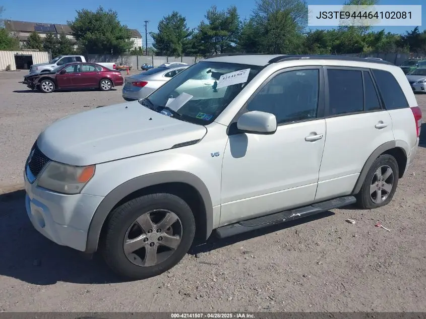 2006 Suzuki Grand Vitara Xsport VIN: JS3TE944464102081 Lot: 42141507