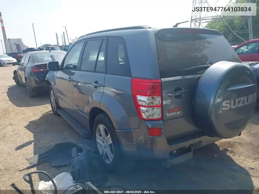 2006 Suzuki Grand Vitara Luxury VIN: JS3TE947764103834 Lot: 42412547