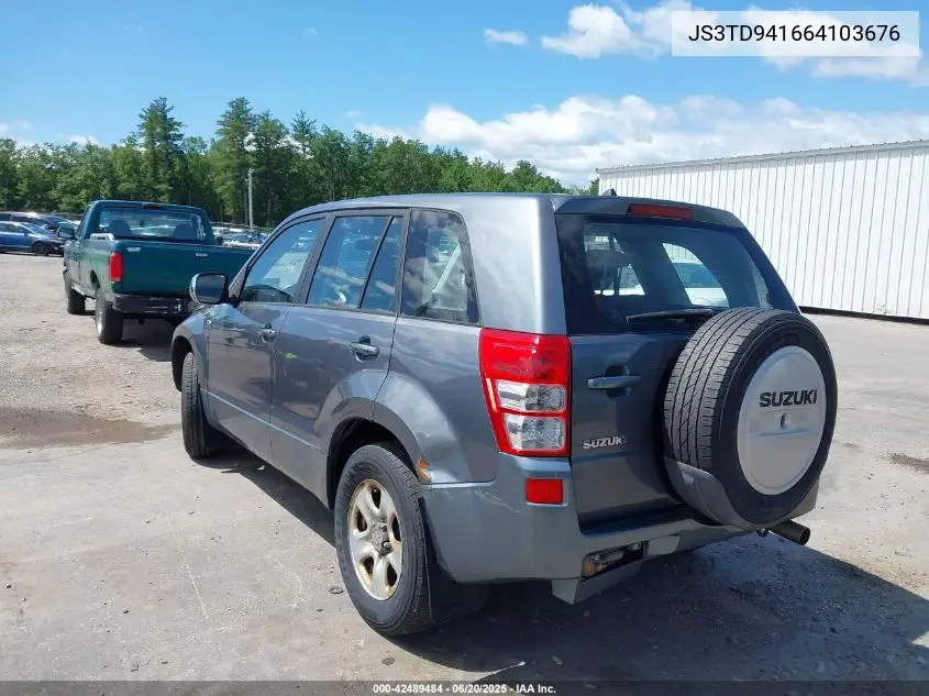 2006 Suzuki Grand Vitara VIN: JS3TD941664103676 Lot: 42489484