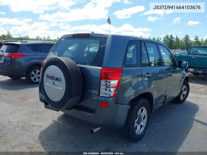 2006 Suzuki Grand Vitara VIN: JS3TD941664103676 Lot: 42489484