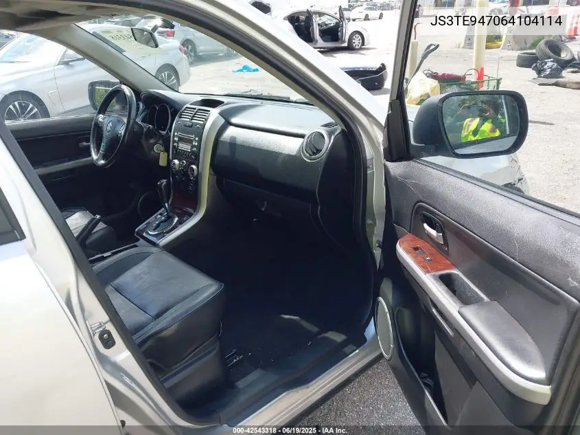 2006 Suzuki Grand Vitara Luxury VIN: JS3TE947064104114 Lot: 42543318