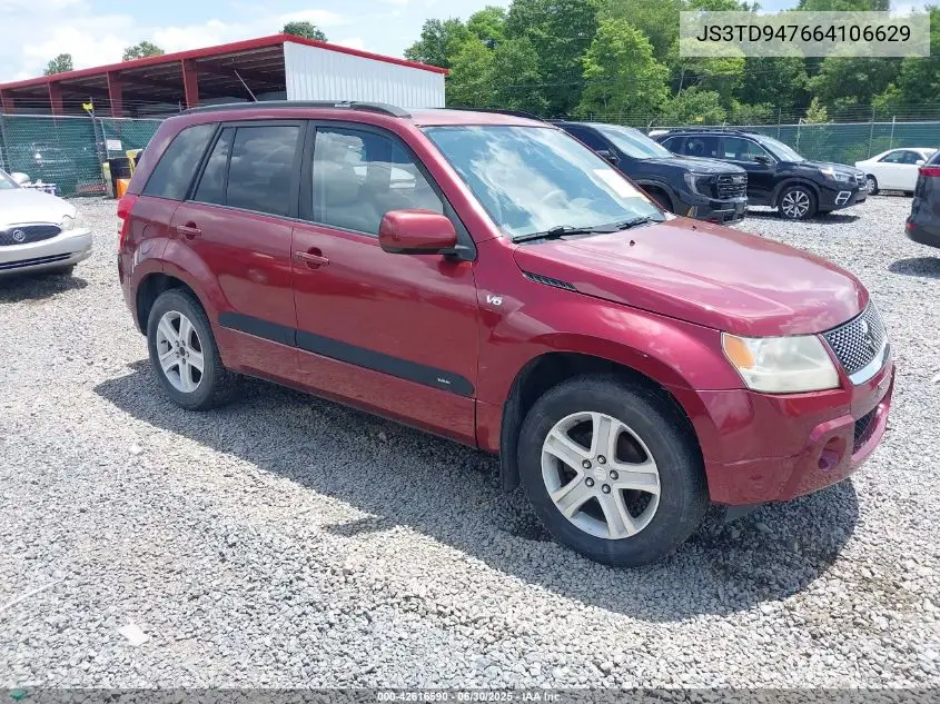 2006 Suzuki Grand Vitara Luxury VIN: JS3TD947664106629 Lot: 42616590