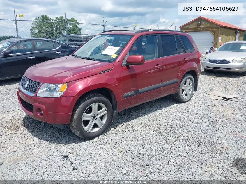 2006 Suzuki Grand Vitara Luxury VIN: JS3TD947664106629 Lot: 42616590