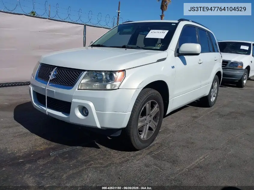2006 Suzuki Grand Vitara Luxury VIN: JS3TE947764104529 Lot: 42631150