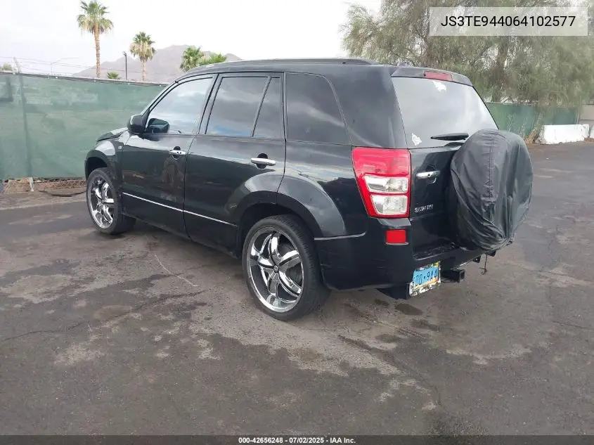 2006 Suzuki Grand Vitara Xsport VIN: JS3TE944064102577 Lot: 42656248