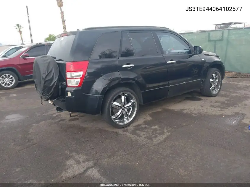 2006 Suzuki Grand Vitara Xsport VIN: JS3TE944064102577 Lot: 42656248