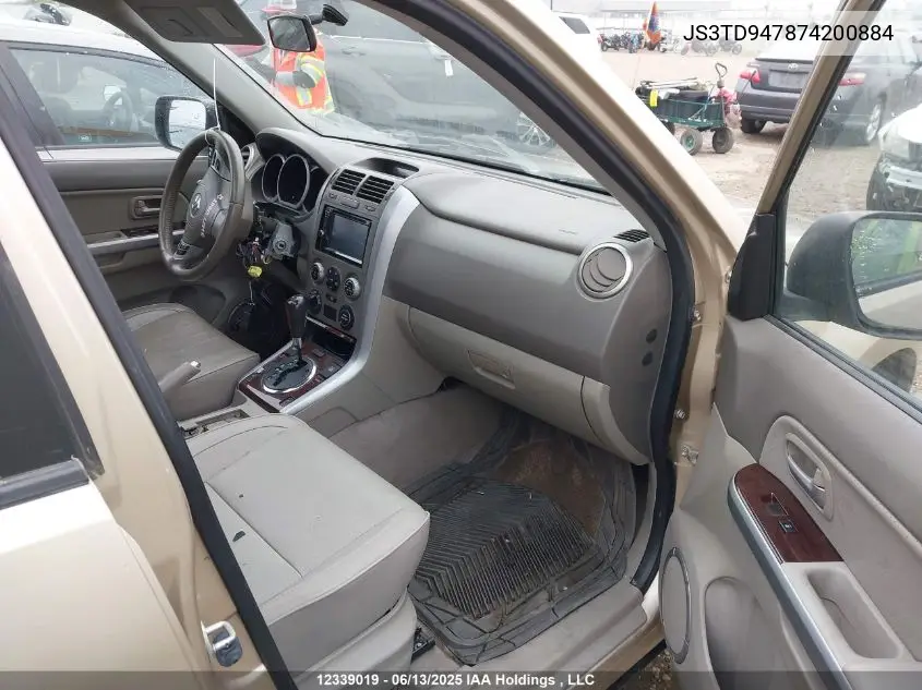 2007 Suzuki Grand Vitara Luxury VIN: JS3TD947874200884 Lot: 12339019