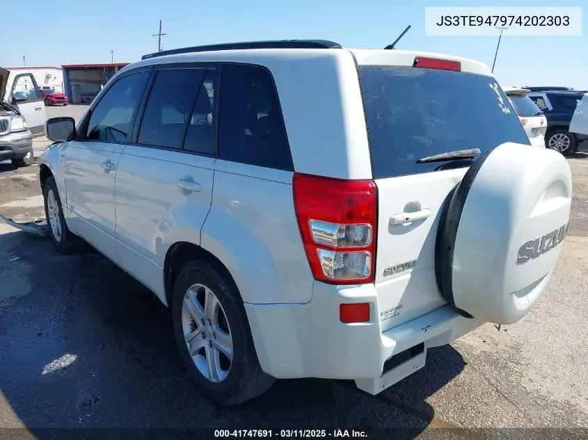 2007 Suzuki Grand Vitara Luxury VIN: JS3TE947974202303 Lot: 41747691