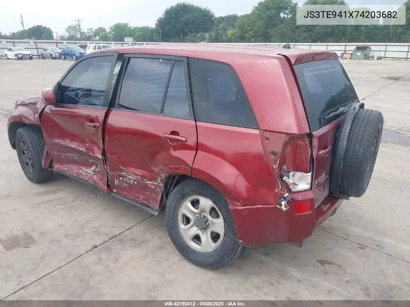 2007 Suzuki Grand Vitara VIN: JS3TE941X74203682 Lot: 42192412
