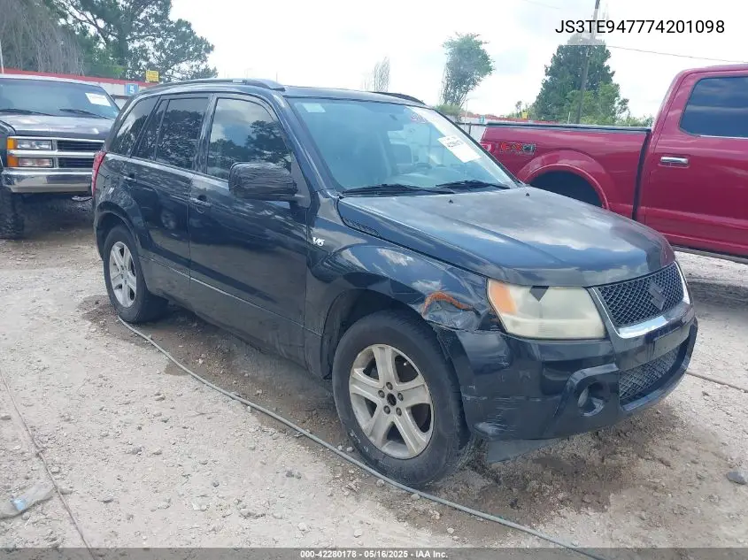 2007 Suzuki Grand Vitara Luxury VIN: JS3TE947774201098 Lot: 42280178