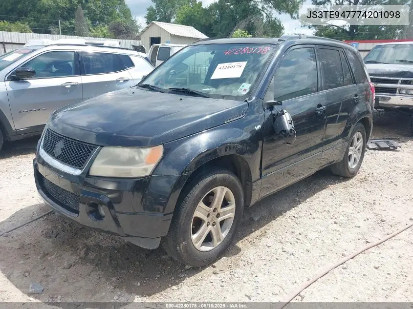 2007 Suzuki Grand Vitara Luxury VIN: JS3TE947774201098 Lot: 42280178