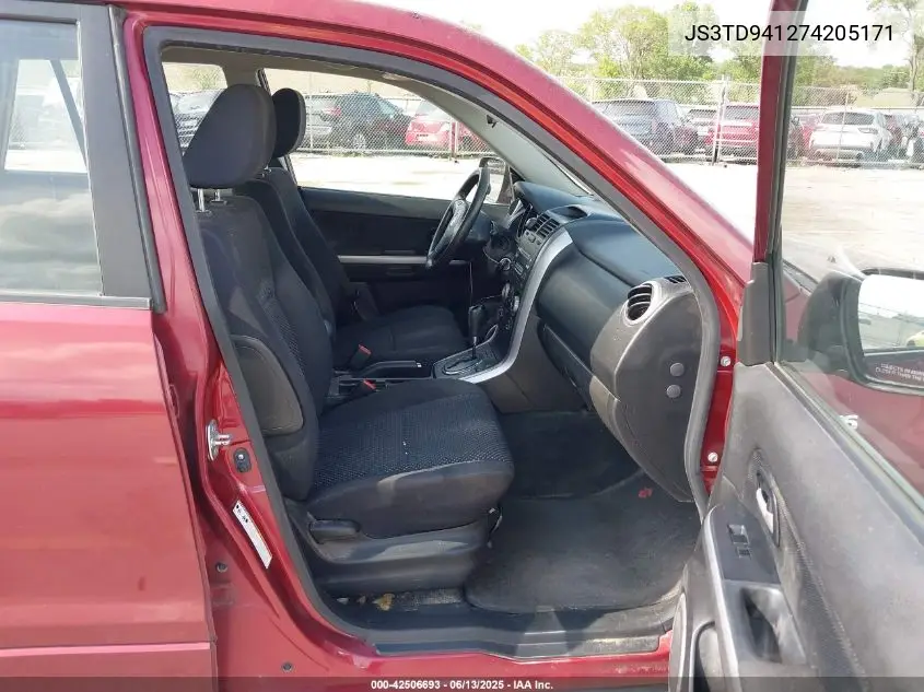 2007 Suzuki Grand Vitara VIN: JS3TD941274205171 Lot: 42506693