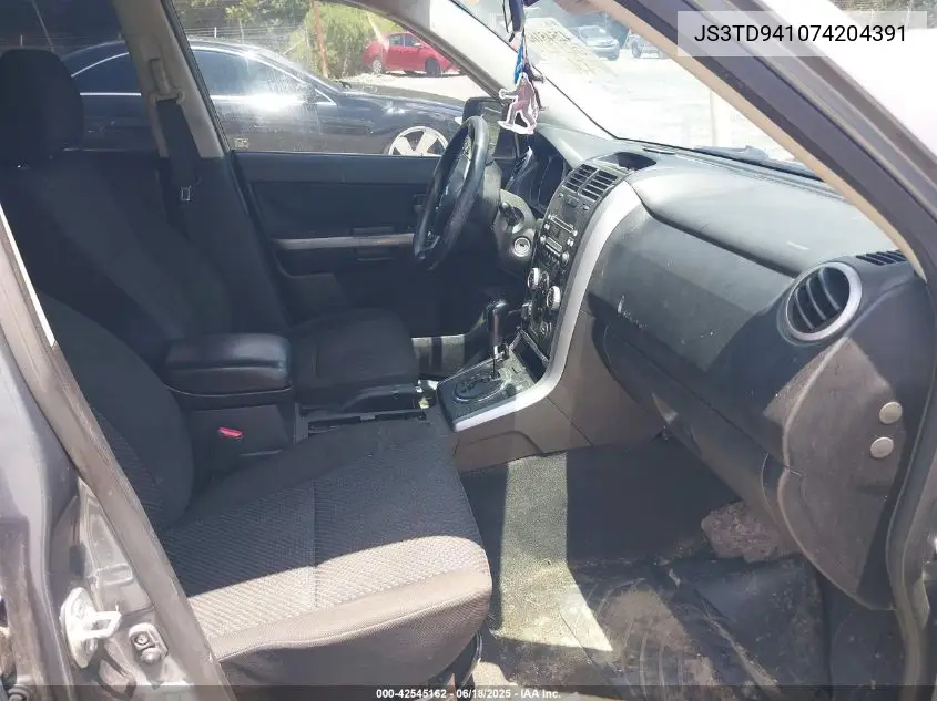 2007 Suzuki Grand Vitara VIN: JS3TD941074204391 Lot: 42545162