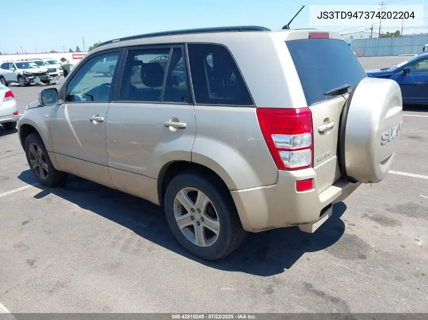 2007 Suzuki Grand Vitara Luxury VIN: JS3TD947374202204 Lot: 42810249