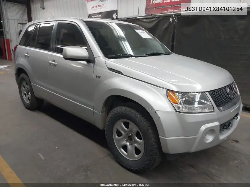 2008 Suzuki Grand Vitara VIN: JS3TD941X84101254 Lot: 42043908