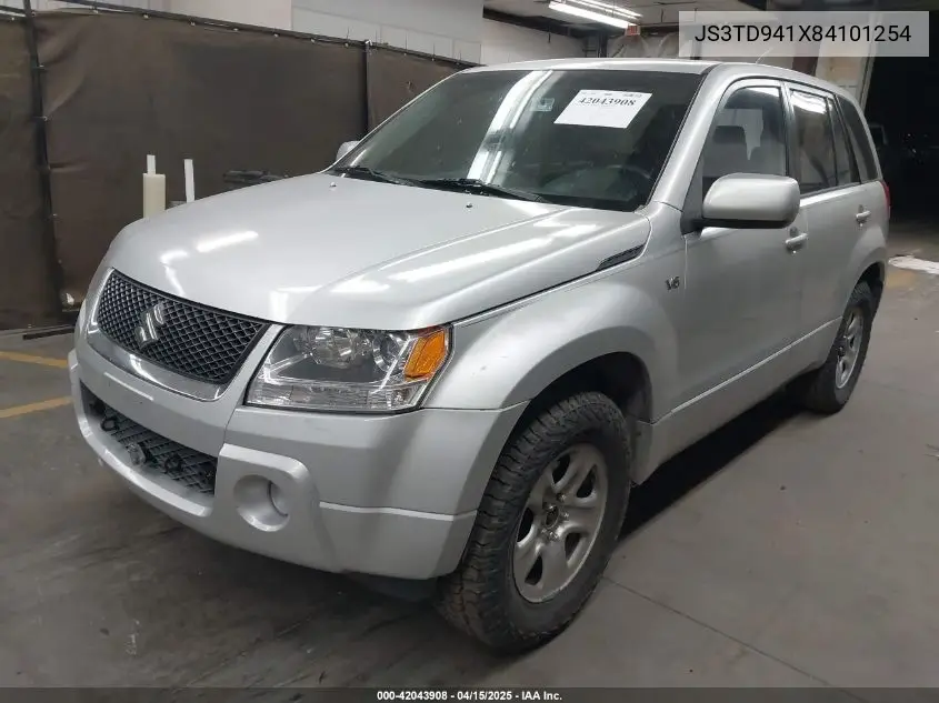 2008 Suzuki Grand Vitara VIN: JS3TD941X84101254 Lot: 42043908