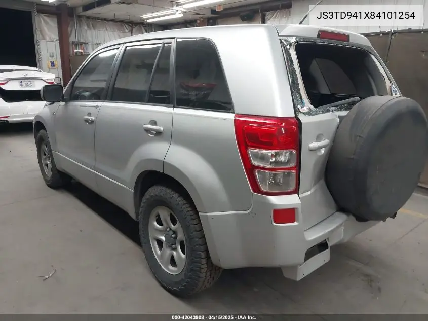 2008 Suzuki Grand Vitara VIN: JS3TD941X84101254 Lot: 42043908
