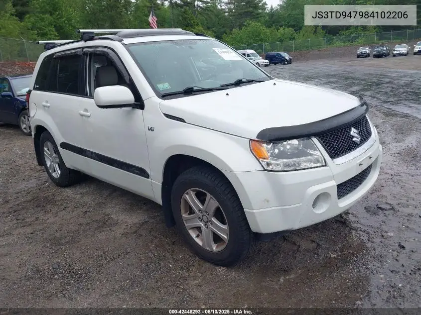 2008 Suzuki Grand Vitara Luxury VIN: JS3TD947984102206 Lot: 42448293