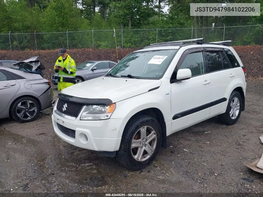 2008 Suzuki Grand Vitara Luxury VIN: JS3TD947984102206 Lot: 42448293