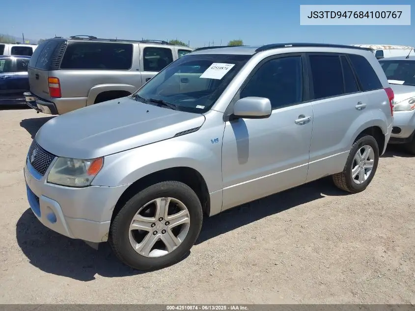 2008 Suzuki Grand Vitara Luxury VIN: JS3TD947684100767 Lot: 42510874