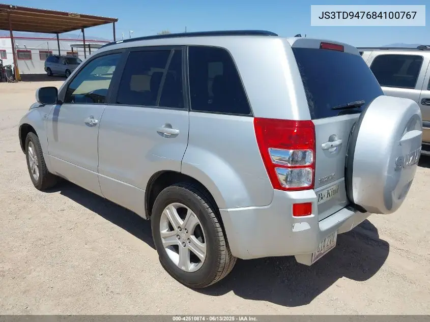 2008 Suzuki Grand Vitara Luxury VIN: JS3TD947684100767 Lot: 42510874