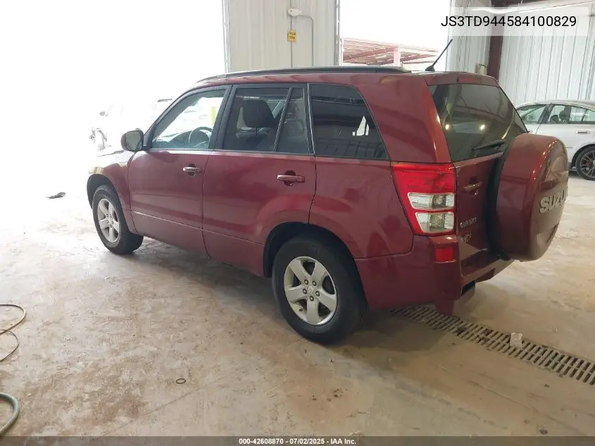 2008 Suzuki Grand Vitara Xsport VIN: JS3TD944584100829 Lot: 42608870