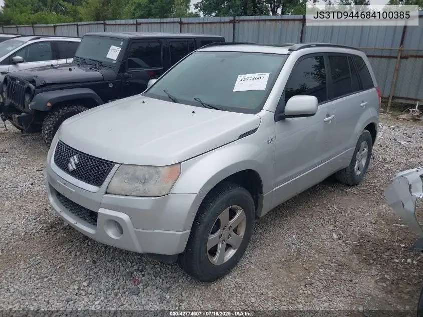 2008 Suzuki Grand Vitara Xsport VIN: JS3TD944684100385 Lot: 42774607