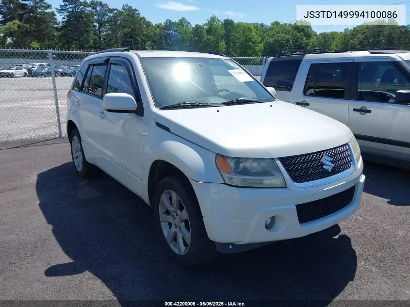 2009 Suzuki Grand Vitara Luxury V6 VIN: JS3TD149994100086 Lot: 42200006