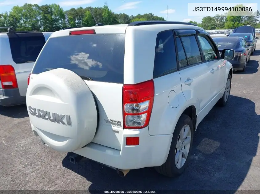 2009 Suzuki Grand Vitara Luxury V6 VIN: JS3TD149994100086 Lot: 42200006