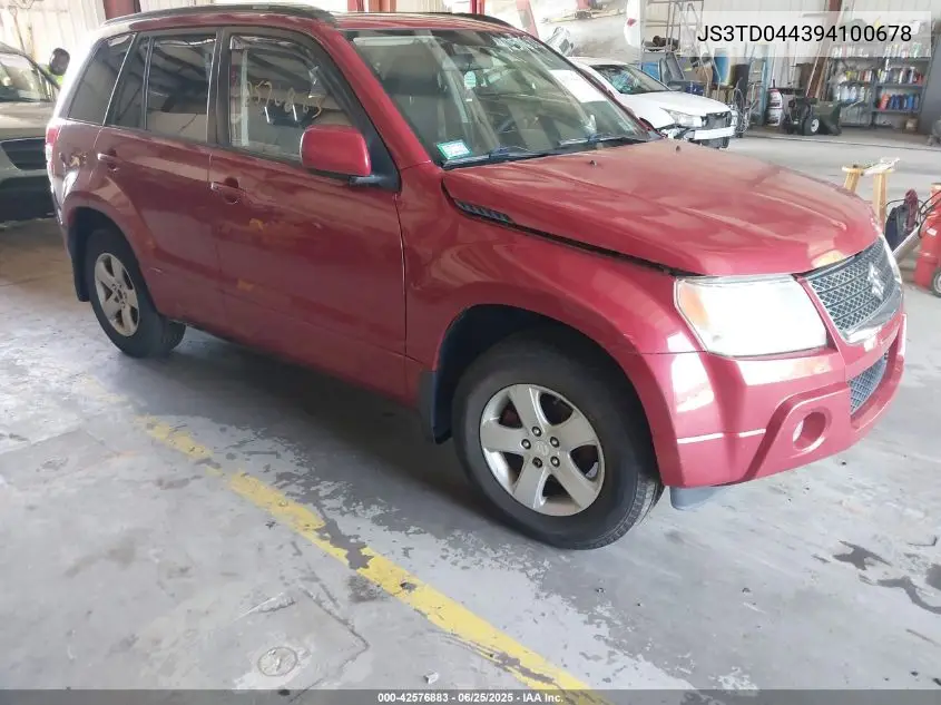 2009 Suzuki Grand Vitara Xsport VIN: JS3TD044394100678 Lot: 42576883