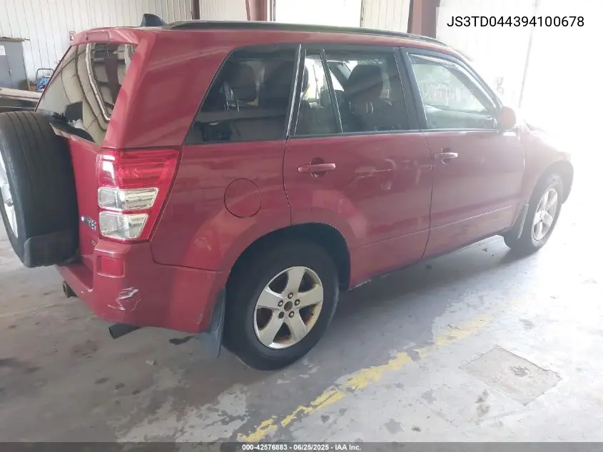 2009 Suzuki Grand Vitara Xsport VIN: JS3TD044394100678 Lot: 42576883