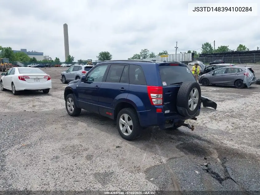 2009 Suzuki Grand Vitara Xsport V6 VIN: JS3TD148394100284 Lot: 42657346