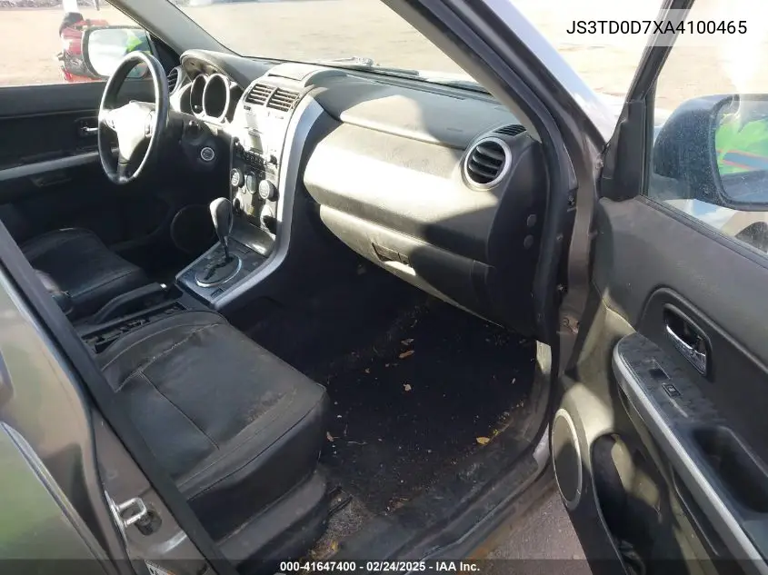 2010 Suzuki Grand Vitara Limited VIN: JS3TD0D7XA4100465 Lot: 41647400