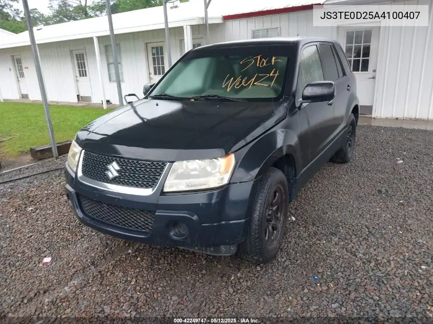 2010 Suzuki Grand Vitara Premium VIN: JS3TE0D25A4100407 Lot: 42249747