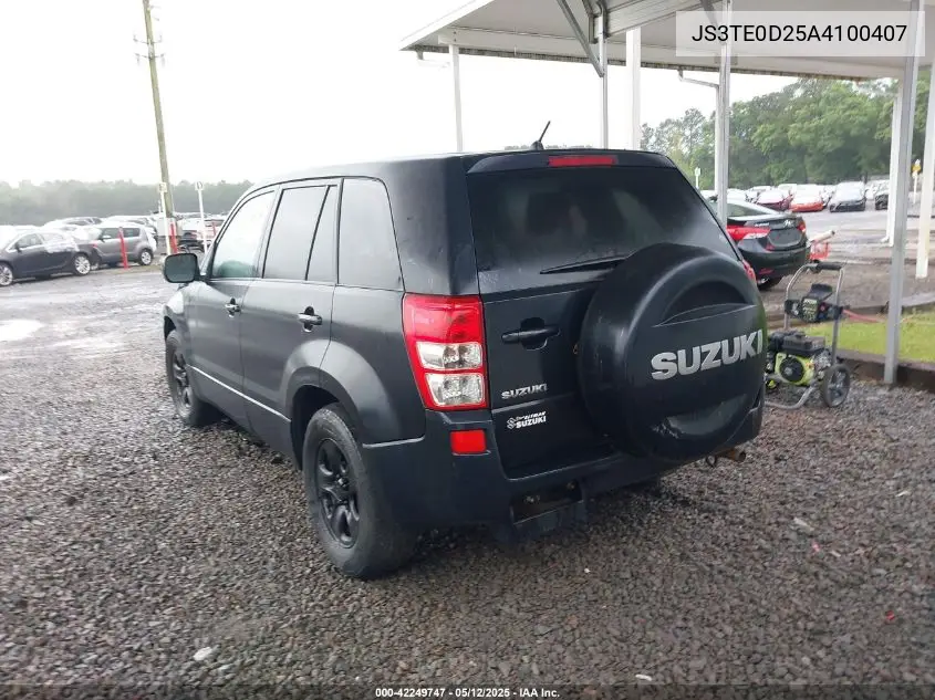 2010 Suzuki Grand Vitara Premium VIN: JS3TE0D25A4100407 Lot: 42249747