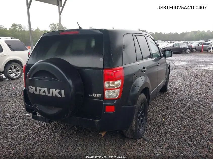2010 Suzuki Grand Vitara Premium VIN: JS3TE0D25A4100407 Lot: 42249747