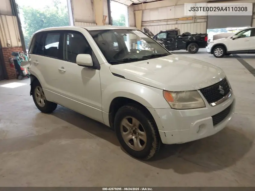 2010 Suzuki Grand Vitara Premium VIN: JS3TE0D29A4110308 Lot: 42579295