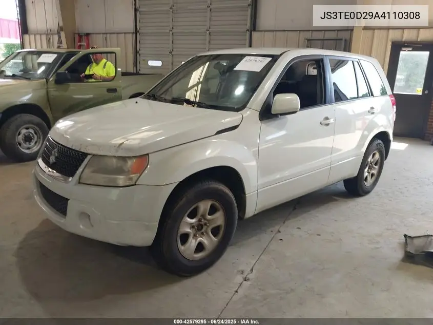 2010 Suzuki Grand Vitara Premium VIN: JS3TE0D29A4110308 Lot: 42579295