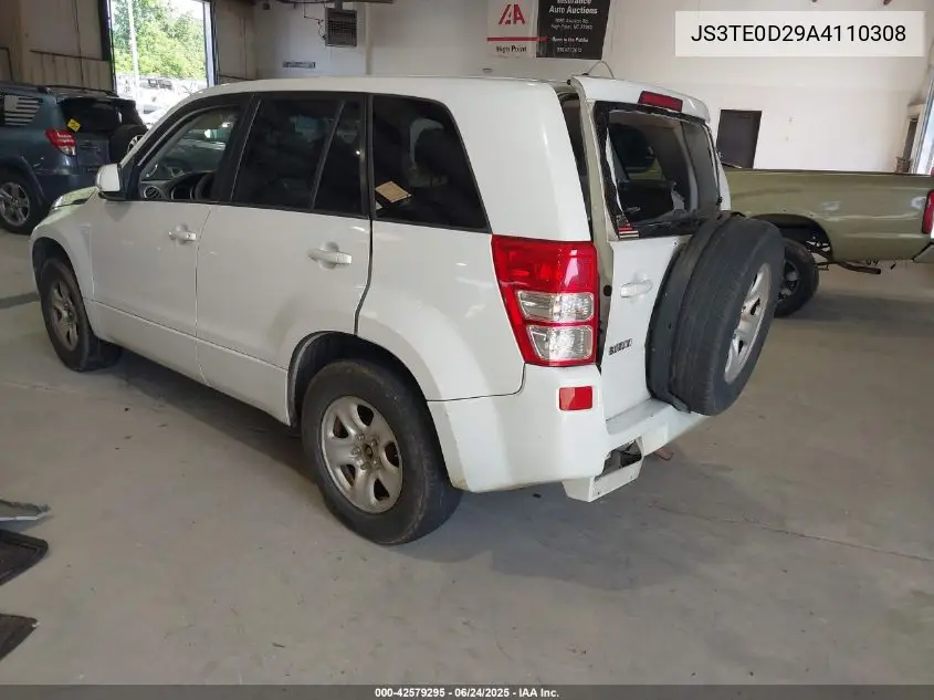 2010 Suzuki Grand Vitara Premium VIN: JS3TE0D29A4110308 Lot: 42579295