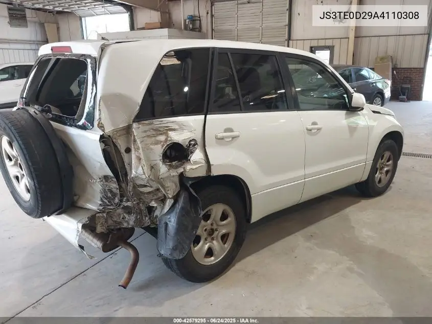 2010 Suzuki Grand Vitara Premium VIN: JS3TE0D29A4110308 Lot: 42579295